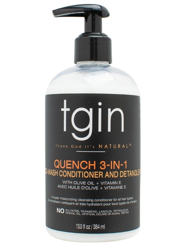 ثانك غود إتس ناتشورال كوينش 3 في 1 بلسم ومفكك تشابك الشعر مع زيت الزيتون وفيتامين هـ 384 مل